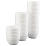 Dart Insulated Foam Bowls, 12oz, White, 50/Pack, 20 Packs/Carton view 1
