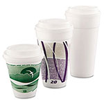 Dart Cappuccino Dome Sipper Lids, Fits 12-24oz Cups, White, 1000/Carton view 1