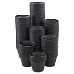 Solo Polystyrene Portion Cups, 4oz, Black, 250/Bag, 10 Bags/Carton view 1