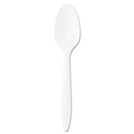 Dart Medium-Weight White Plastic Teaspoons, Case of 1,000 orginal image