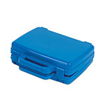Deflecto Little Artist Antimicrobial Storage Case, Blue view 2
