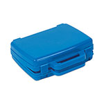 Deflecto Little Artist Antimicrobial Storage Case, Blue view 3