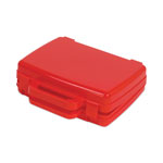 Deflecto Little Artist Antimicrobial Storage Case, Red view 2