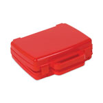Deflecto Little Artist Antimicrobial Storage Case, Red view 3