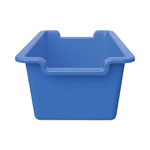 Deflecto Antimicrobial Rectangle Storage Bin, Blue view 2