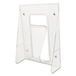 Deflecto Stand-Tall Wall-Mount Literature Rack, Magazine, 9.13w x 3.25d x 11.88h, Clear view 5