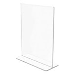Deflecto Superior Image Double Sided Sign Holder, 8 1/2 x 11 Insert, Clear view 5