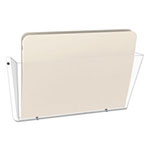 Deflecto Unbreakable DocuPocket Wall File, Letter, 14 1/2 x 3 x 6 1/2, Clear view 2