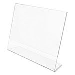 Deflecto Classic Image Slanted Sign Holder, Landscaped, 11 x 8 1/2 Insert, Clear view 5