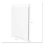 Deflecto Classic Image Wall-Mount Sign Holder, Portrait, 8 1/2 x 11, Clear view 4