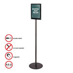 Deflecto Double-Sided Magnetic Sign Display, 8 1/2 x 11 Insert, 56