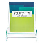 Deflecto Euro-Style DocuHolder, Magazine Size, 9.81w x 6.31d x11h, Green Tinted view 2