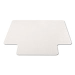 Deflecto EconoMat Occasional Use Chair Mat, Low Pile Carpet, Roll, 36 x 48, Lipped, Clear view 1