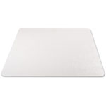 Deflecto EconoMat Occasional Use Chair Mat, Low Pile Carpet, Flat, 46 x 60, Rectangle, Clear view 4