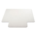 Deflecto DuraMat Moderate Use Chair Mat for Low Pile Carpet, 45 x 53, Wide Lipped, Clear view 3