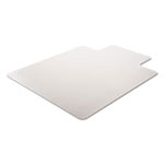 Deflecto DuraMat Moderate Use Chair Mat for Low Pile Carpet, 46 x 60, Wide Lipped, Clear view 2