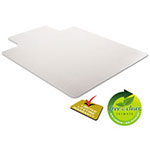 Deflecto DuraMat Moderate Use Chair Mat for Low Pile Carpet, 46 x 60, Wide Lipped, Clear view 3