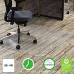 Deflecto Polycarbonate All Day Use Chair Mat for Hard Floors, 36 x 48, Rectangular, Clear orginal image