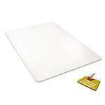 Deflecto Polycarbonate All Day Use Chair Mat for Hard Floors, 36 x 48, Rectangular, Clear view 3