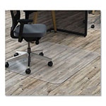 Deflecto EconoMat All Day Use Chair Mat for Hard Floors, 45 x 53, Clear view 2