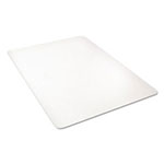 Deflecto Polycarbonate All Day Use Chair Mat - Hard Floors, 45 x 53, Rectangle, Clear view 5