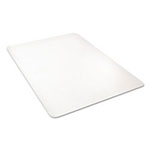 Deflecto Polycarbonate All Day Use Chair Mat - Hard Floors, 46 x 60, Rectangle, Clear view 4