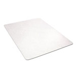 Deflecto EconoMat All Day Use Chair Mat for Hard Floors, 46 x 60, Rectangular, Clear view 3