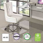 Deflecto Premium Glass All Day Use Chair Mat - All Floor Types, 48 x 60, Rectangular, Clear view 1