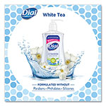 Dial Antibacterial Liquid Hand Soap, White Tea Scent, 11 oz Pump Bottle, 12/Carton view 2