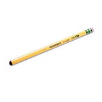 Dixon Ticonderoga Tri-Write Triangular Pencil, HB (#2), Black Lead, Yellow Barrel, Dozen view 1