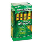 Dixon Ticonderoga Pencils, HB (#2), Black Lead, Yellow Barrel, 96/Pack view 1