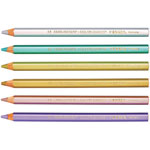 LYRA Color Giant Pencils - 6.3 mm Lead Diameter - Assorted Metallic Lead - 1 / Each view 1
