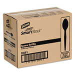 Dixie SmartStock Plastic Cutlery Refill, Spoons, 6