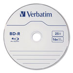Verbatim BD-R Blu-Ray Disc, 25GB, 16x, 25/Pk view 1