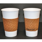Dopaco® Kraft Hot Cup Sleeves, For 10-24 oz Cups, Brown, 1000/Carton view 1
