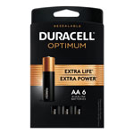 Duracell Optimum Alkaline AA Batteries, 6/Pack orginal image