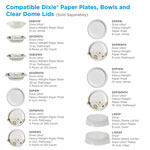 Dixie Pathways Heavyweight Paper Bowls, WiseSize, 12oz, 125/Pack view 3