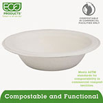 Eco-Products Renewable & Compostable Sugarcane Bowls - 12oz., 50/PK view 2