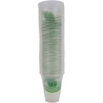 Eco-Products GreenStripe Cold Cups - 12 fl oz - 1000 / Carton - Clear, Green - Polylactic Acid (PLA), Plastic - Cold Drink view 3