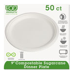 Eco-Products Renewable & Compostable Sugarcane Plates, 9