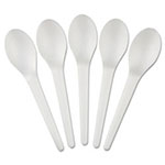 Eco-Products Plantware Compostable Cutlery, Spoon, 6