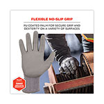 Ergodyne ProFlex 7024 ANSI A2 PU Coated CR Gloves, Gray, Medium, Pair view 2