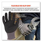 Ergodyne ProFlex 7043 ANSI A4 Nitrile Coated CR Gloves, Gray, Medium, 12 Pairs view 3