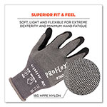 Ergodyne ProFlex 7043 ANSI A4 Nitrile Coated CR Gloves, Gray, Medium, 12 Pairs view 4