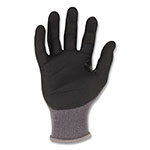 Ergodyne ProFlex 7043 ANSI A4 Nitrile Coated CR Gloves, Gray, Medium, 1 Pair view 2