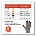Ergodyne ProFlex 7043 ANSI A4 Nitrile Coated CR Gloves, Gray, 2X-Large, 1 Pair view 3