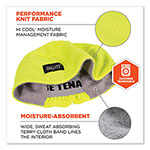Ergodyne Chill-Its 6630 High-Performance Terry Cloth Skull Cap, Polyester, One Size Fits Most, Lime view 1
