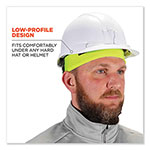Ergodyne Chill-Its 6630 High-Performance Terry Cloth Skull Cap, Polyester, One Size Fits Most, Lime view 3