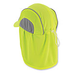 Ergodyne Chill-Its 6650 High-Performance Hat Plus Neck Shade, Polyester, One Size Fits Most, Lime view 1