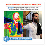 Ergodyne Chill-Its 6602MF Evaporative Microfiber Cooling Towel, 40.9 x 9.8, One Size, Microfiber, Orange view 1